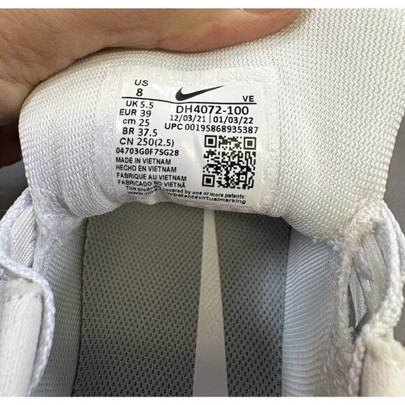 Nike Air Zoom Pegasus 39 White Pure Platinum-DH4072-100 Women's Running Shoe 8 - Picture 6 of 8